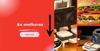 Imagem do produto que faz comparação das 6 melhores sanduicheiras