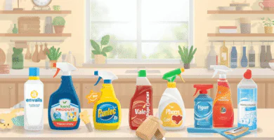 Refere-se ao tema dos 6 Itens de produtos de limpeza que não pode faltar